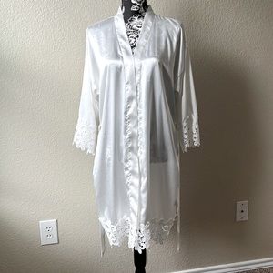 Bridal silky robe